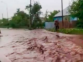 Два села в Алматинской области затопило после обильных дождей