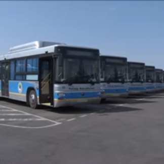 Автобусный парк пополнился новыми автобусами в Алматы