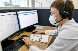 1500 звонков в день обрабатывается специалистами Центра телемедицины Алматы по вопросам COVID-19