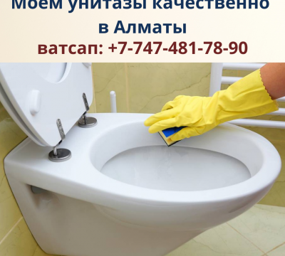 Капитальная мойка унитазов и туалетов в Алматы, тел. +77474817890
