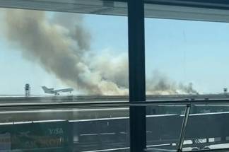 «Либо кто специально поджег, либо пастухи окурок уронили» - Очевидец о причинах пожара близ аэропорта Астаны
