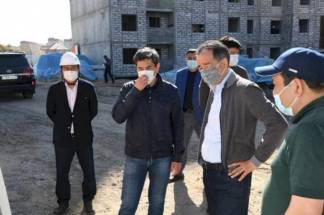 Аким Алматы проверил объекты строительства в Турксибском районе