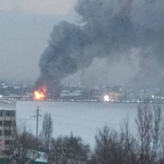 ДЧС Алматы прокомментировали произошедший пожар в кафе «Ангар»