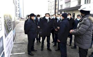 Аскар Мамин ознакомился с развитием инфраструктуры Алматы