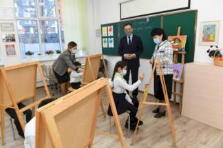 Сагинтаев рассказал о своем визите в школу-интернат для особенных детей