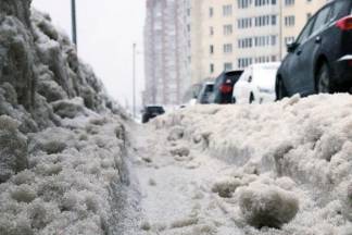 Бизнесменов наказывают за неубранный снег в Петропавловске