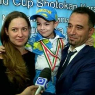 Шестилетний мальчик из Казахстана стал чемпионом мира по карате