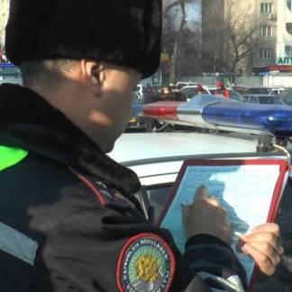 За два месяца дорожно-патрульной полицией Алматы выявлены около 40 тыс правонарушений