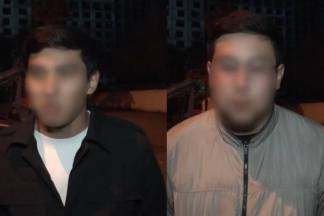 Двух автолюбителей наказали за «выступление» посреди дороги в Алматы