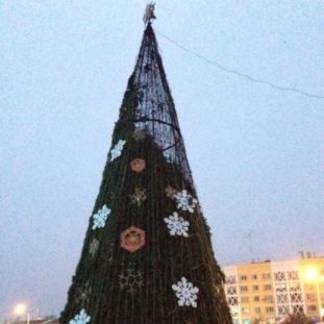 В Бостандыкском районе Алматы загорелась елка