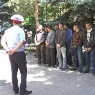 Полиция Алматы выявила 49 гастарбайтеров