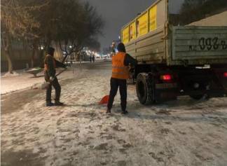 Информация по уборке снега в Алматы 15 марта 2021 года
