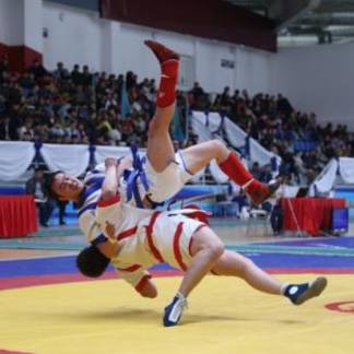Алматинские палуаны завоевали пять медалей на соревнованиях по Казакша курес в Атырау