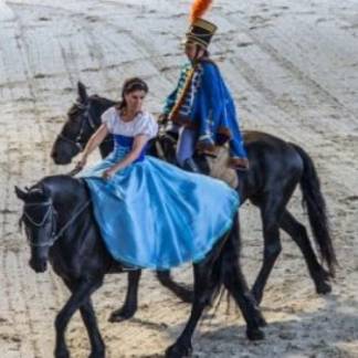Первое конное шоу состоялось в Алматы