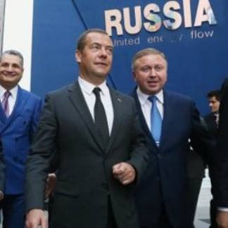 Премьер-министр России Дмитрий Медведев посетил ЭКСПО-2017