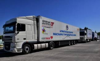 Алматы отправил 70 тонн гуманитарного груза пострадавшим Мактааральского района Туркестанской области