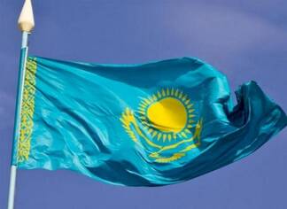 Над главным зданием Сан-Франциско подняли флаг Казахстана