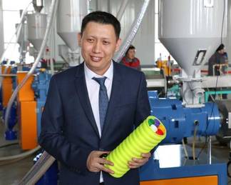 В Алматы открылся единственный в стране завод по производству высокопрочных кабельных труб