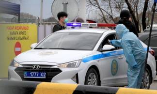 О работе эпидемиологов и санитарных врачей на блокпостах в Алматы