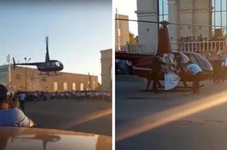 Пилот «свадебного» вертолета в Жамбылской области отстранен от полетов