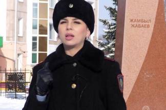 Сотрудница полиции Серафима Окишева победила в конкурсе на знание казахского языка