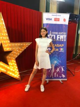 Юная алматинка Аружан Ардак приняла участие в шоу талантов Central Asia’s Got Talent и прошла в следующий тур
