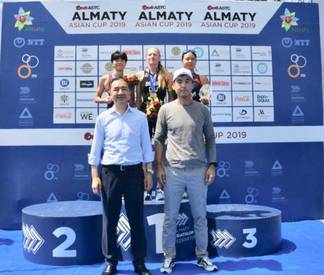 Бакытжан Сагинтаев поздравил победителей Алматинского этапа Кубка Азии по триатлону