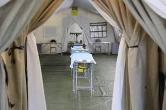 В южную столицу отправлена бригада военного госпиталя Тараза