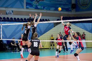 Женский волейбольный клуб «Алматы» продолжает подготовку к новому сезону