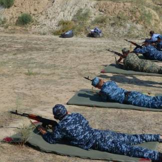 Среди полицейских Алматинской области прошли соревнования по стрельбе